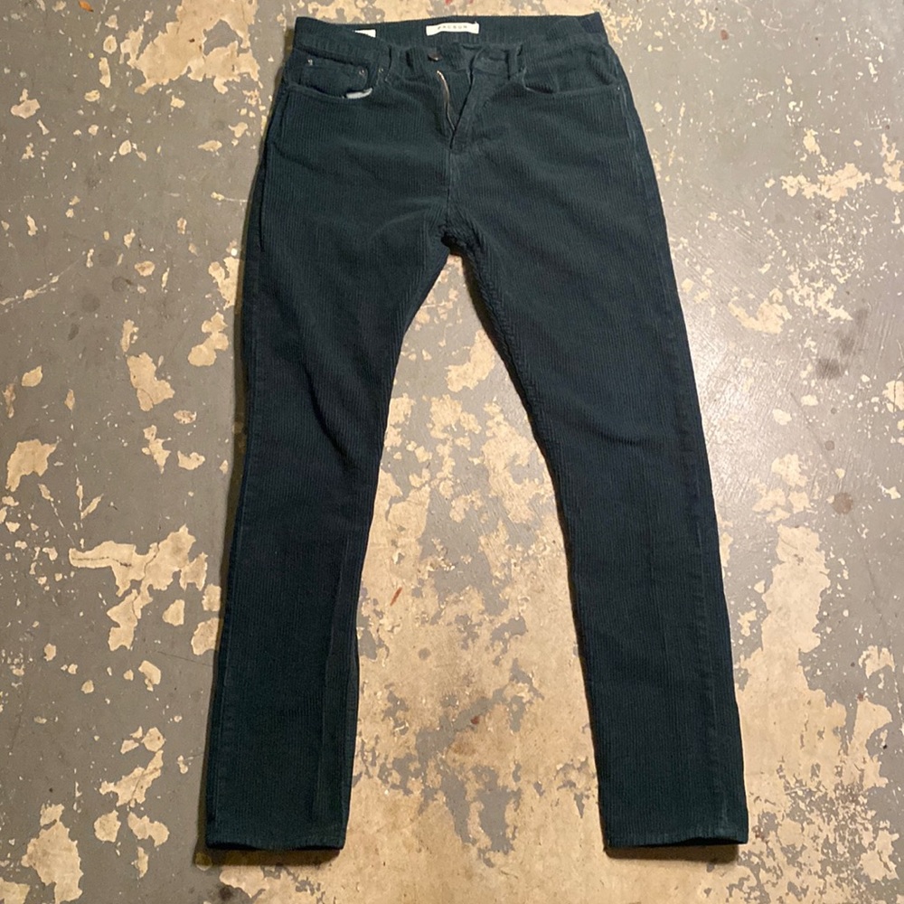 PacSun Slim Taper Green Corduroy Pants - 30x32